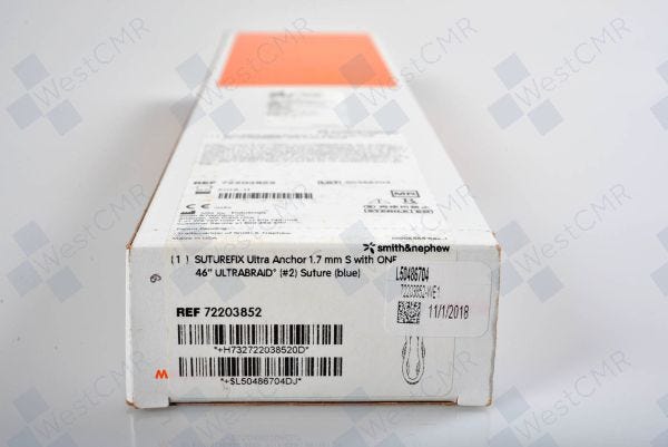 SMITH & NEPHEW: 72203852 WestCMR SMITH & NEPHEW: 72203852 WestCMR